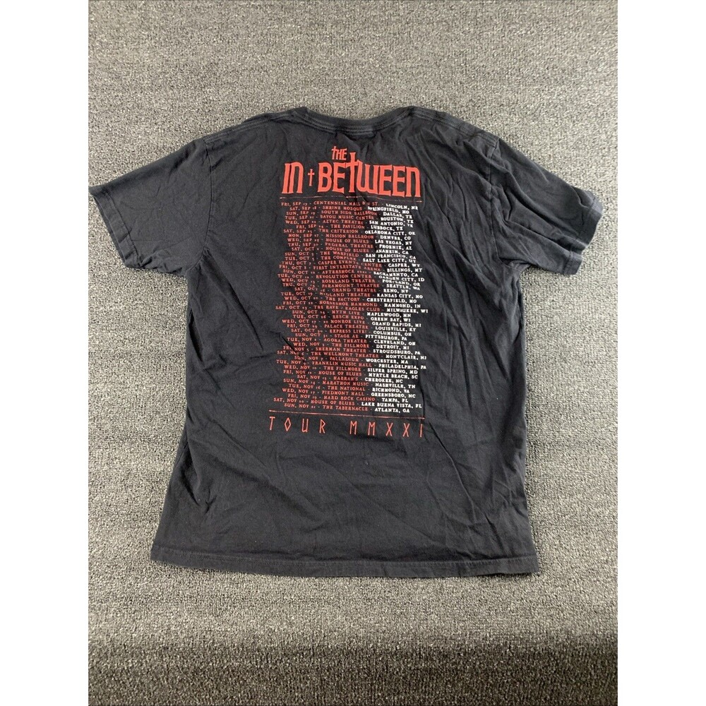 In This Moment 2022 Unisex Large Tour Black Multi Color Band T-Shirt - Picture 5 of 6
